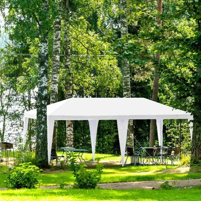 Alt view image 6 of 7 - SlickBlue 10 x 20 Feet Outdoor Party Wedding Canopy Tent with Removable Walls and Carry Bag