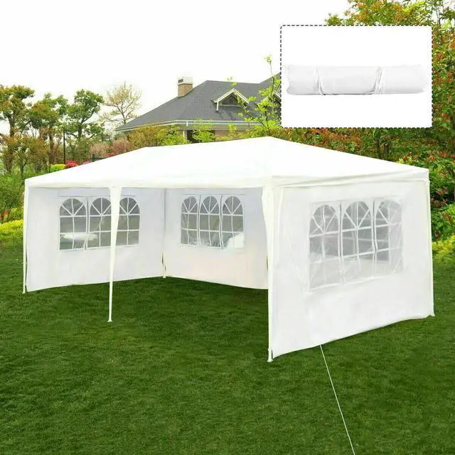 Alt view image 7 of 7 - SlickBlue 10 x 20 Feet Outdoor Party Wedding Canopy Tent with Removable Walls and Carry Bag