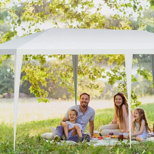 Alt view image 3 of 7 - SlickBlue 10 x 20 Feet Waterproof Canopy Tent with Tent Peg and Wind Rope