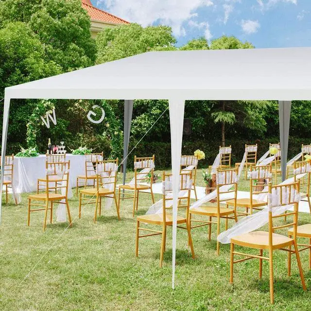 Alt view image 4 of 7 - SlickBlue 10 x 20 Feet Waterproof Canopy Tent with Tent Peg and Wind Rope