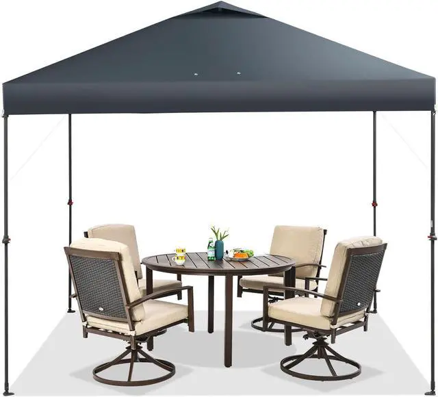 Alt view image 6 of 7 - SlickBlue 10 x 10 Feet Foldable Outdoor Instant Pop-up Canopy with Carry Bag