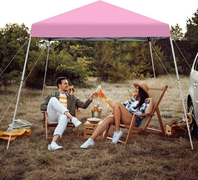 Alt view image 2 of 7 - SlickBlue 10 x 10 Feet Outdoor Instant Pop-up Canopy with Carrying Bag