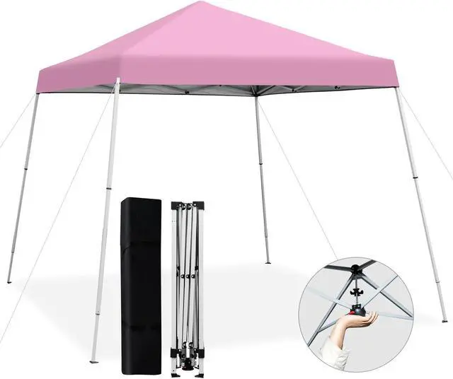 Alt view image 7 of 7 - SlickBlue 10 x 10 Feet Outdoor Instant Pop-up Canopy with Carrying Bag
