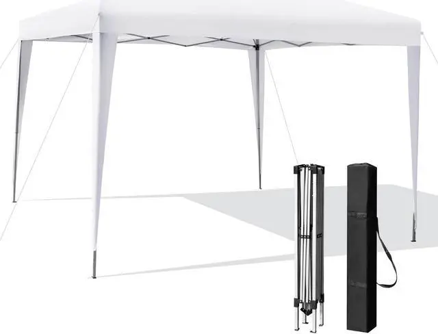 Alt view image 2 of 7 - SlickBlue 10 x 10 Feet Outdoor Pop-up Patio Canopy for  Beach and Camp