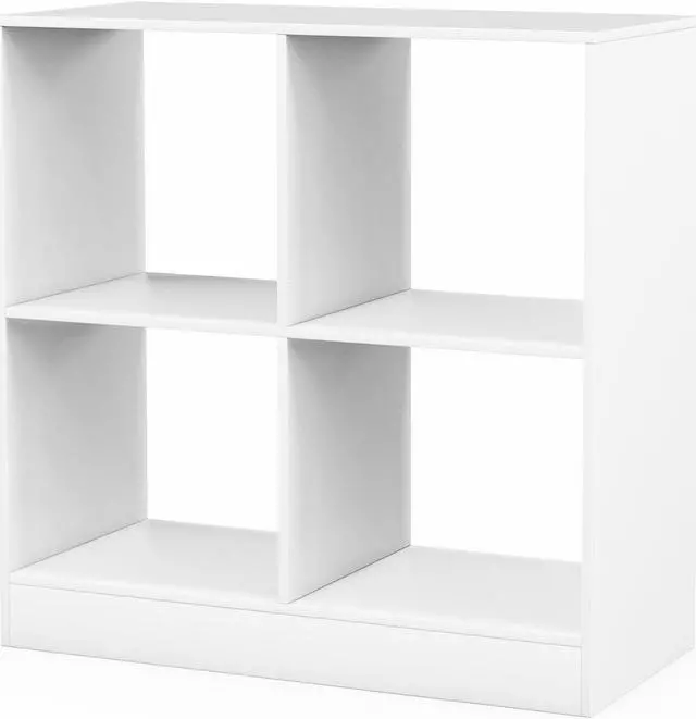 Alt view image 3 of 7 - SlickBlue 4-Cube Kids Bookcase with Open Shelves