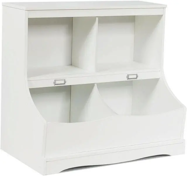 Alt view image 4 of 7 - SlickBlue Kids Floor Cabinet Multi-Functional Bookcase