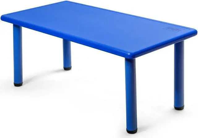 Alt view image 5 of 7 - SlickBlue Kids Plastic Rectangular Learn and Play Table