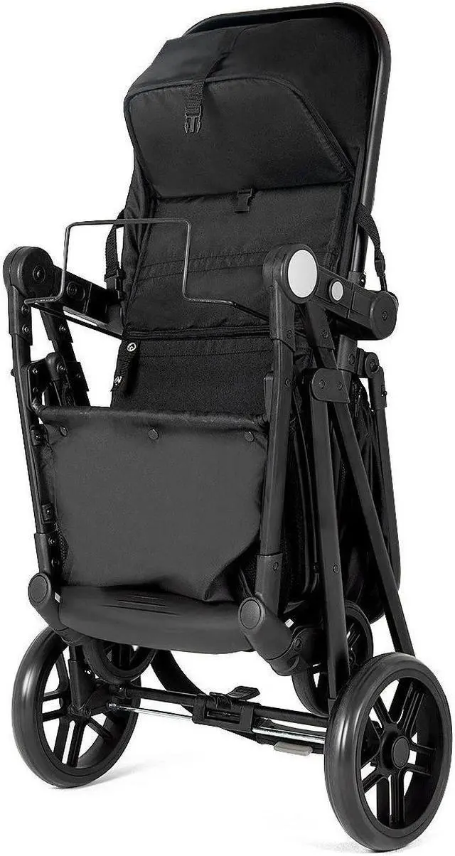 Alt view image 6 of 6 - SlickBlue 2-in-1 Foldable Pushchair Newborn Infant Baby Stroller-Black