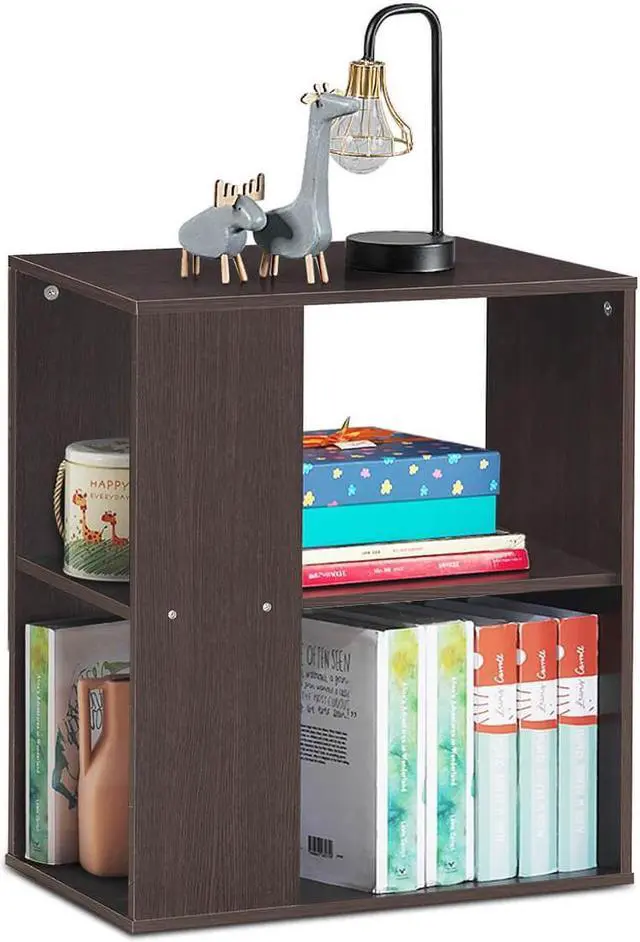 Alt view image 6 of 6 - SlickBlue 2-Tier Side End Table with Storage Shelves