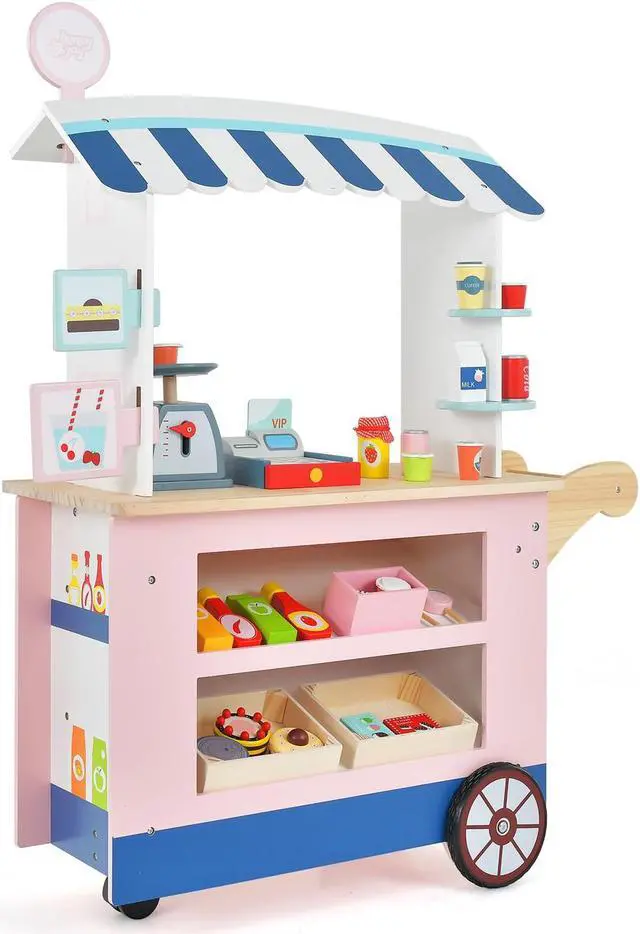 Main image of SlickBlue Toy Cart Play Set with POS Machine and Lovely Scale