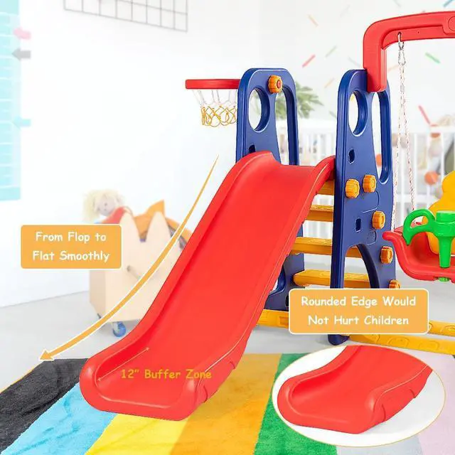 Alt view image 3 of 7 - SlickBlue 3-in-1 Junior Children Climber Slide Playset