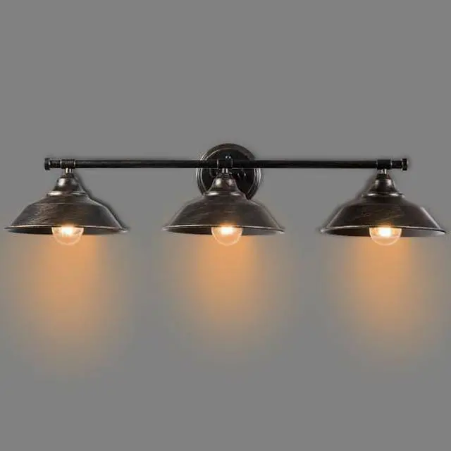 Alt view image 3 of 3 - SlickBlue  3-Light Modern Bathroom Wall Sconce Wall Lamp