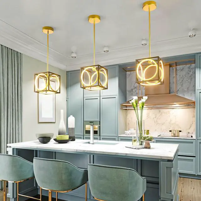 Alt view image 7 of 7 - SlickBlue Modern LED Pendant Light with 42 Inches Adjustable Suspender