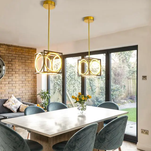 Alt view image 6 of 7 - SlickBlue Modern LED Pendant Light with 42 Inches Adjustable Suspender