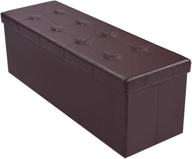 Main image of SlickBlue 45 Inches Large Folding Ottoman Storage Seat