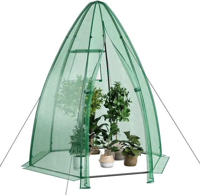 Alt view image 2 of 7 - SlickBlue Portable Mini Greenhouse with All-Weather PE Cover
