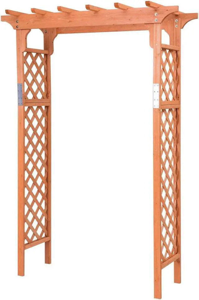 Main image of SlickBlue  Garden Wooden High Arbor Arch Plant Pergola