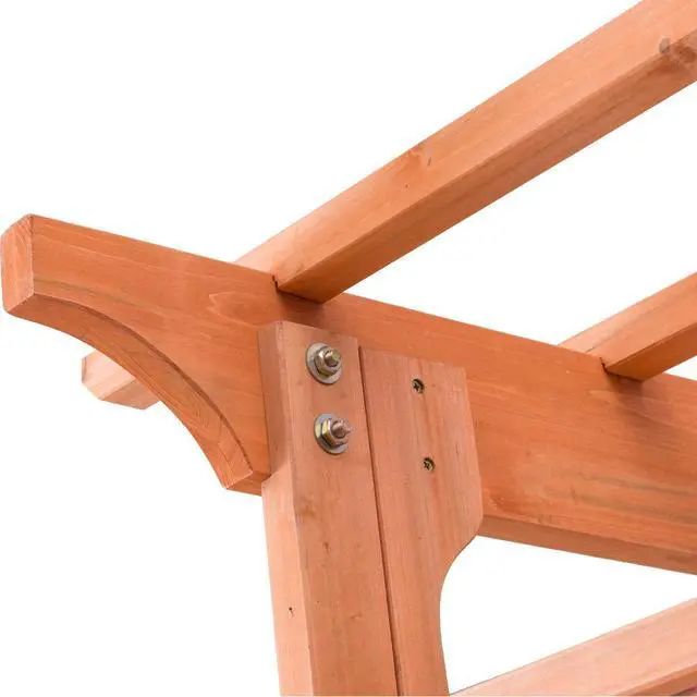 Alt view image 7 of 7 - SlickBlue  Garden Wooden High Arbor Arch Plant Pergola