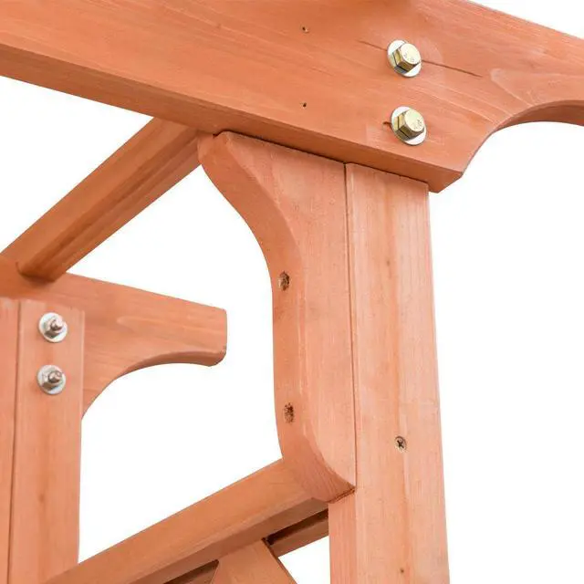 Alt view image 6 of 7 - SlickBlue  Garden Wooden High Arbor Arch Plant Pergola