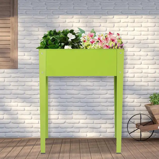 Alt view image 4 of 7 - SlickBlue  Outdoor Elevated Garden Plant Flower Bed
