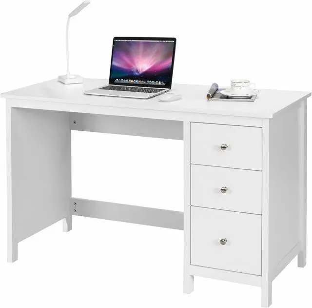 Main image of SlickBlue 3-Drawer Home Office Study Computer Desk with Spacious Desktop