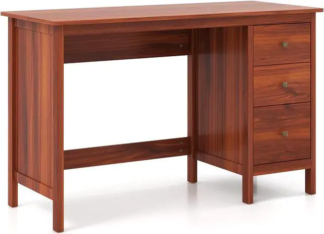 Main image of SlickBlue 3-Drawer Home Office Study Computer Desk with Spacious Desktop