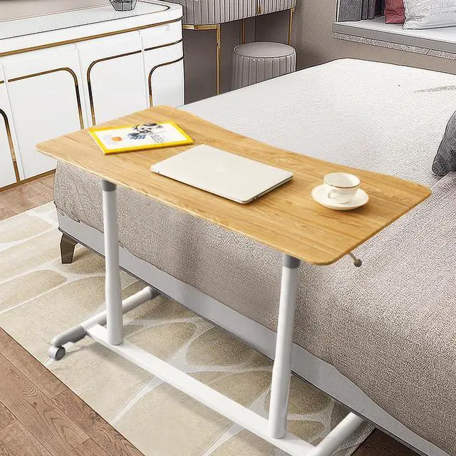Alt view image 3 of 7 - SlickBlue Height Adjustable Computer Desk Sit to Stand Rolling Notebook Table
