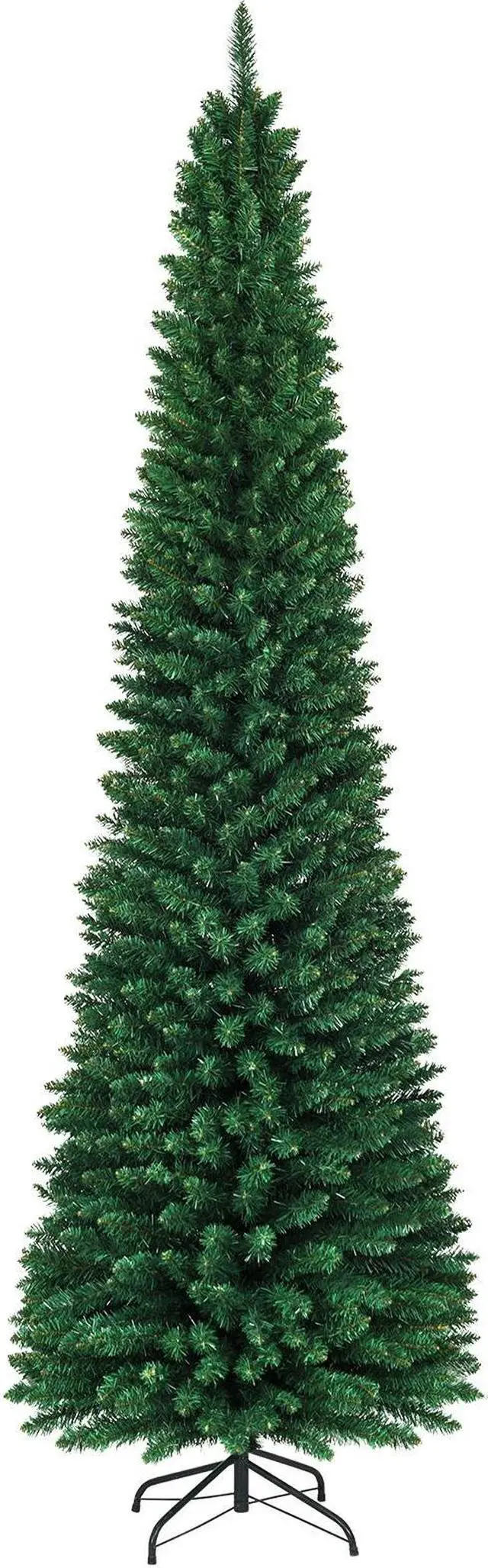 Main image of SlickBlue PVC Artificial Slim Pencil Christmas Tree-9 ft