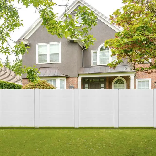 Alt view image 3 of 7 - SlickBlue 2-Pack Outdoor Picket Fence with 3 Cuspidal Foot Stakes