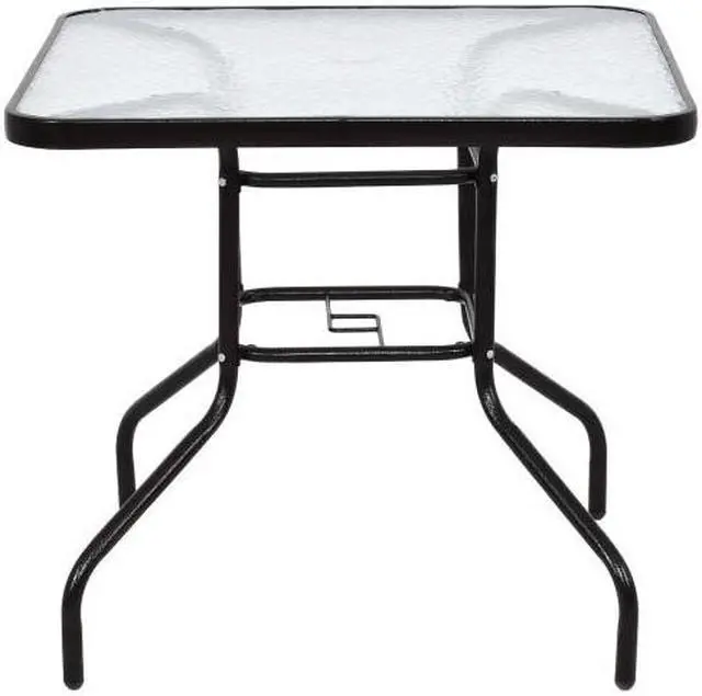 Main image of SlickBlue Patio Square Table Steel Frame Dining Table