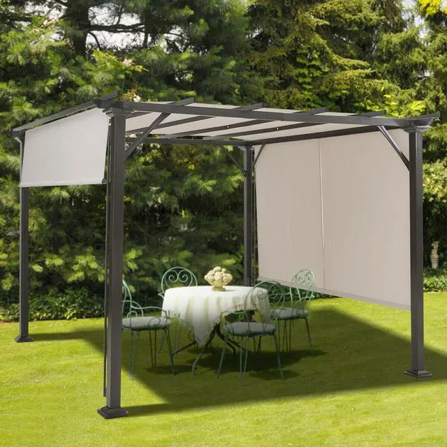 Alt view image 2 of 7 - SlickBlue Metal Frame Patio Furniture Shelter