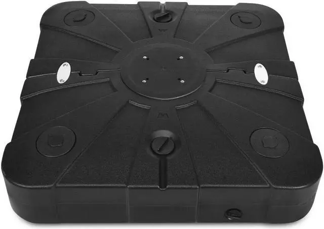 Main image of SlickBlue 260 lbs Offset Patio Umbrella Base with Wheels Sand Water Filled