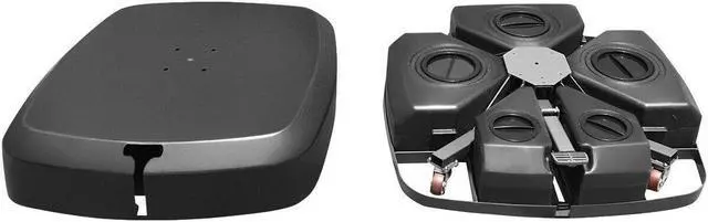 Main image of SlickBlue Patio Cantilever Offset Umbrella Base with Wheels for Garden Poolside Deck