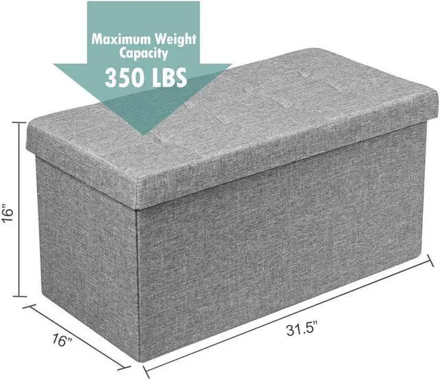 Alt view image 5 of 7 - SlickBlue 31.5 Inch Fabric Foldable Storage with Removable Storage Bin