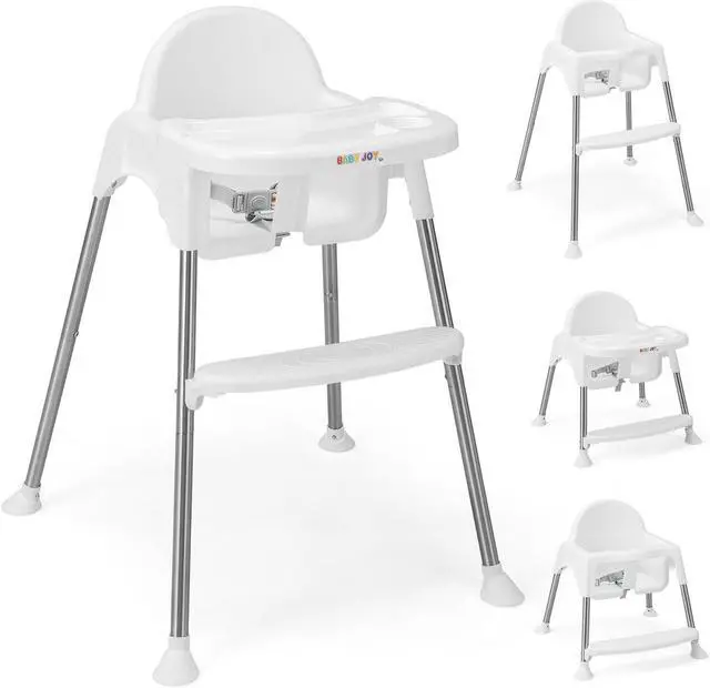 Main image of SlickBlue 4-in-1 Convertible Baby High Chair with Removable Double Tray