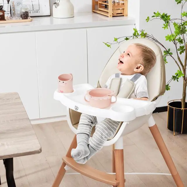 Alt view image 3 of 7 - SlickBlue Baby High Chair with Dishwasher Safe Tray