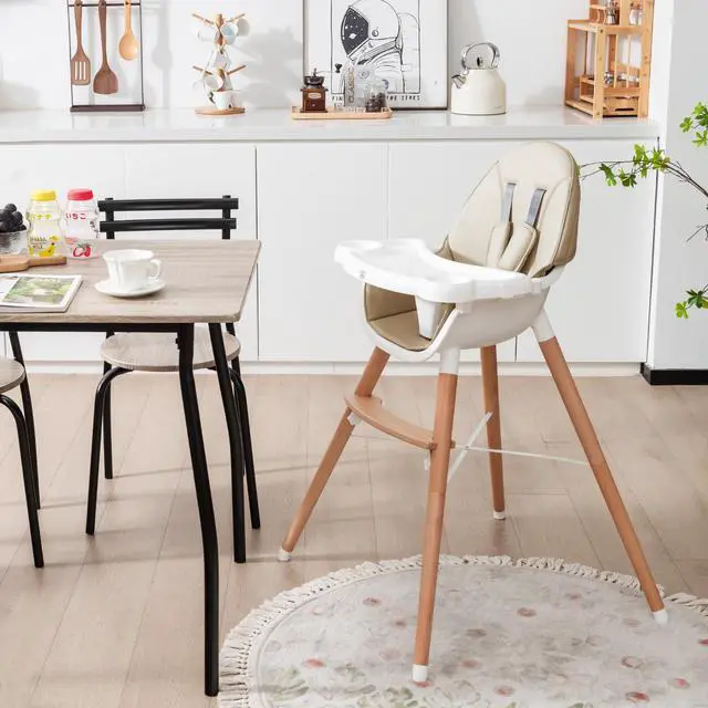 Alt view image 2 of 7 - SlickBlue Baby High Chair with Dishwasher Safe Tray