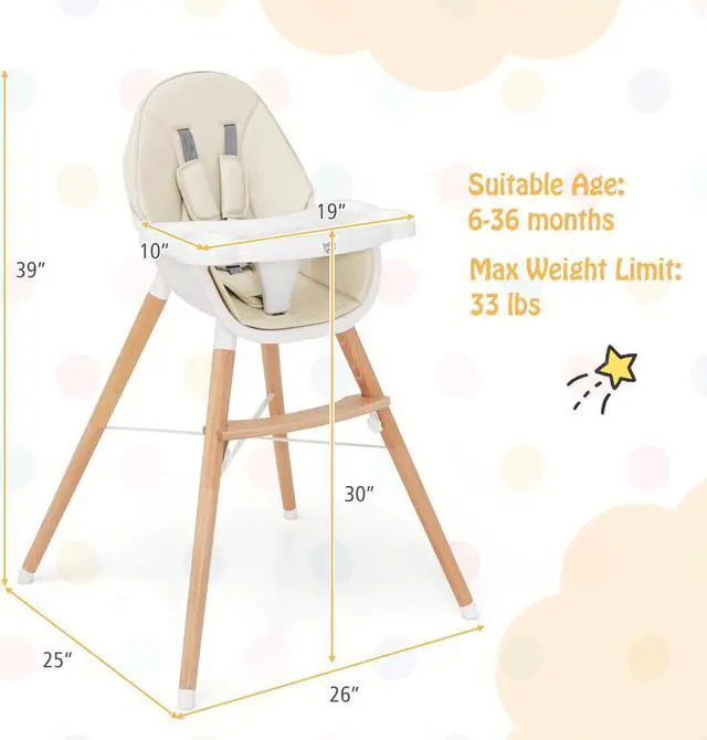 Alt view image 5 of 7 - SlickBlue Baby High Chair with Dishwasher Safe Tray