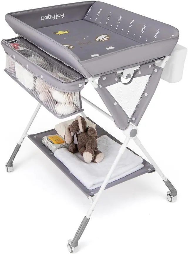 Main image of SlickBlue Portable Baby Changing Table with 3-Level Adjustable Height