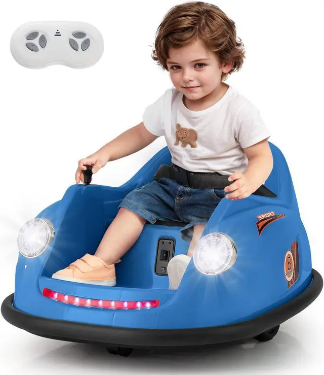 Main image of SlickBlue 12V Electric Kids Ride on Bumper Car Battery Powered Bumping Car with Remote Control