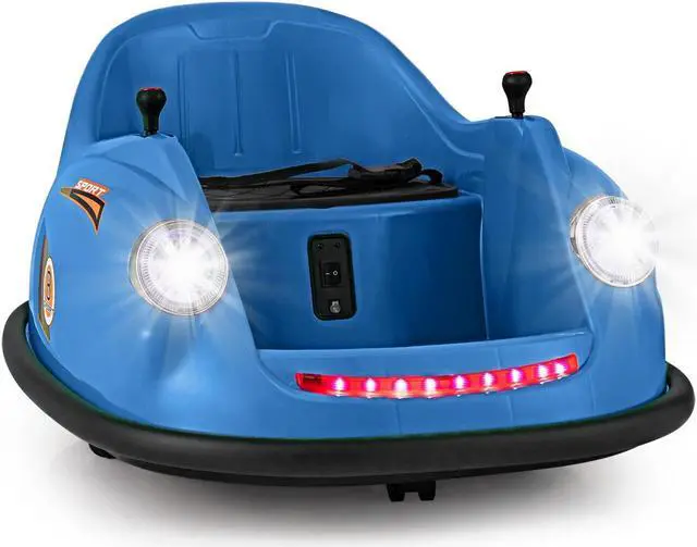 Alt view image 3 of 7 - SlickBlue 12V Electric Kids Ride on Bumper Car Battery Powered Bumping Car with Remote Control