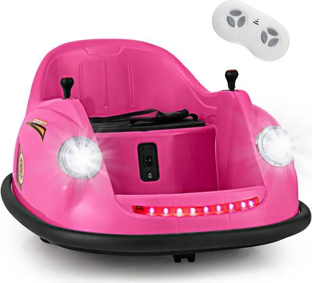 Alt view image 7 of 7 - SlickBlue 12V Electric Kids Ride on Bumper Car Battery Powered Bumping Car with Remote Control