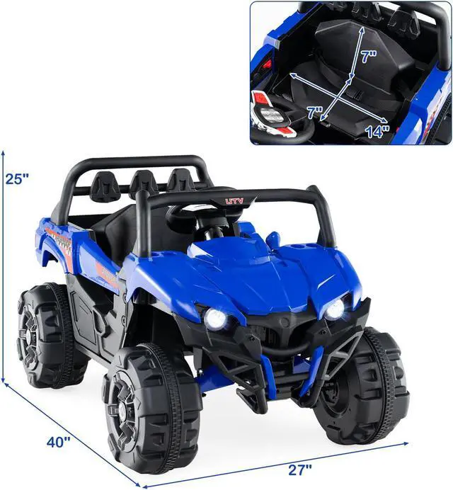 Main image of SlickBlue 12V Battery Powered Electric Vehicle with Remote Control and 3 Speeds
