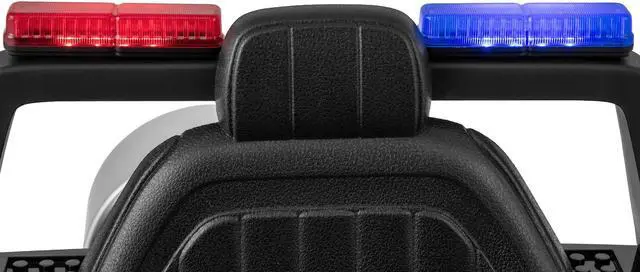 Alt view image 6 of 7 - SlickBlue 12V Kids Ride on Police Car with Remote and Siren Flashing Lights