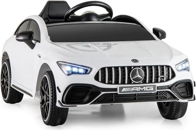 Alt view image 3 of 7 - SlickBlue 12V Kids Ride on Car Mercedes-Benz AMG CLA 45 with Remote