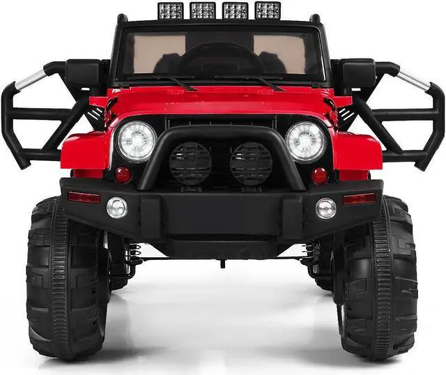 Alt view image 6 of 7 - SlickBlue 12V Kids Remote Control Riding Truck Car with LED Lights