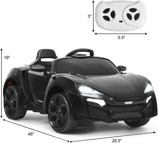 Alt view image 5 of 7 - SlickBlue 12V 2.4G RC Electric Vehicle with Lights