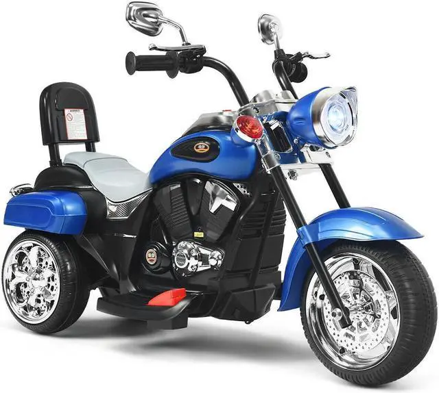Main image of SlickBlue 6V 3 Wheel Kids Motorcycle