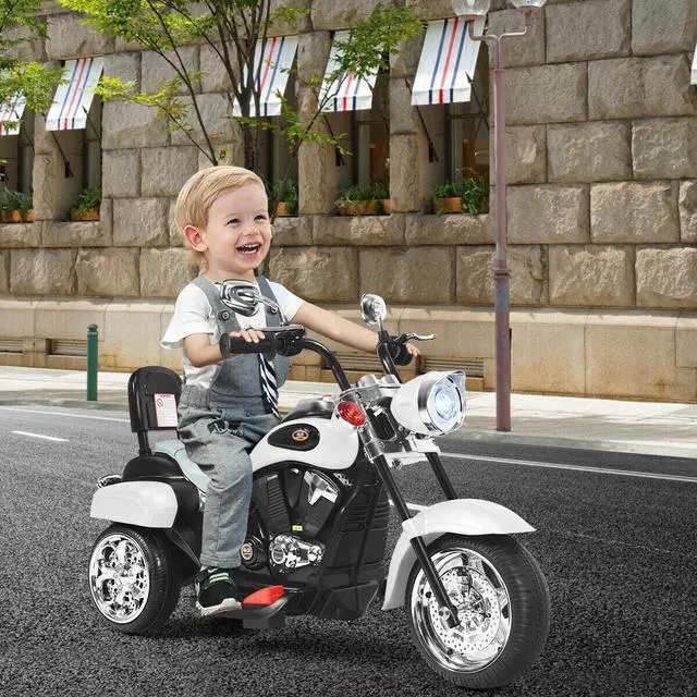 Alt view image 2 of 7 - SlickBlue 6V 3 Wheel Kids Motorcycle