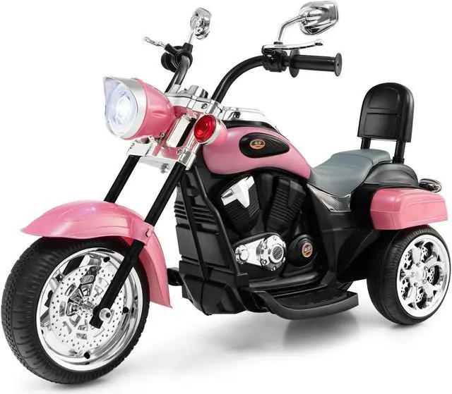 Alt view image 4 of 7 - SlickBlue 6V 3 Wheel Kids Motorcycle